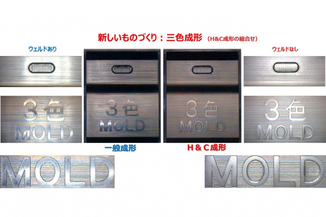 ３色成形＋ヒート＆クール成形で新しいものづくり